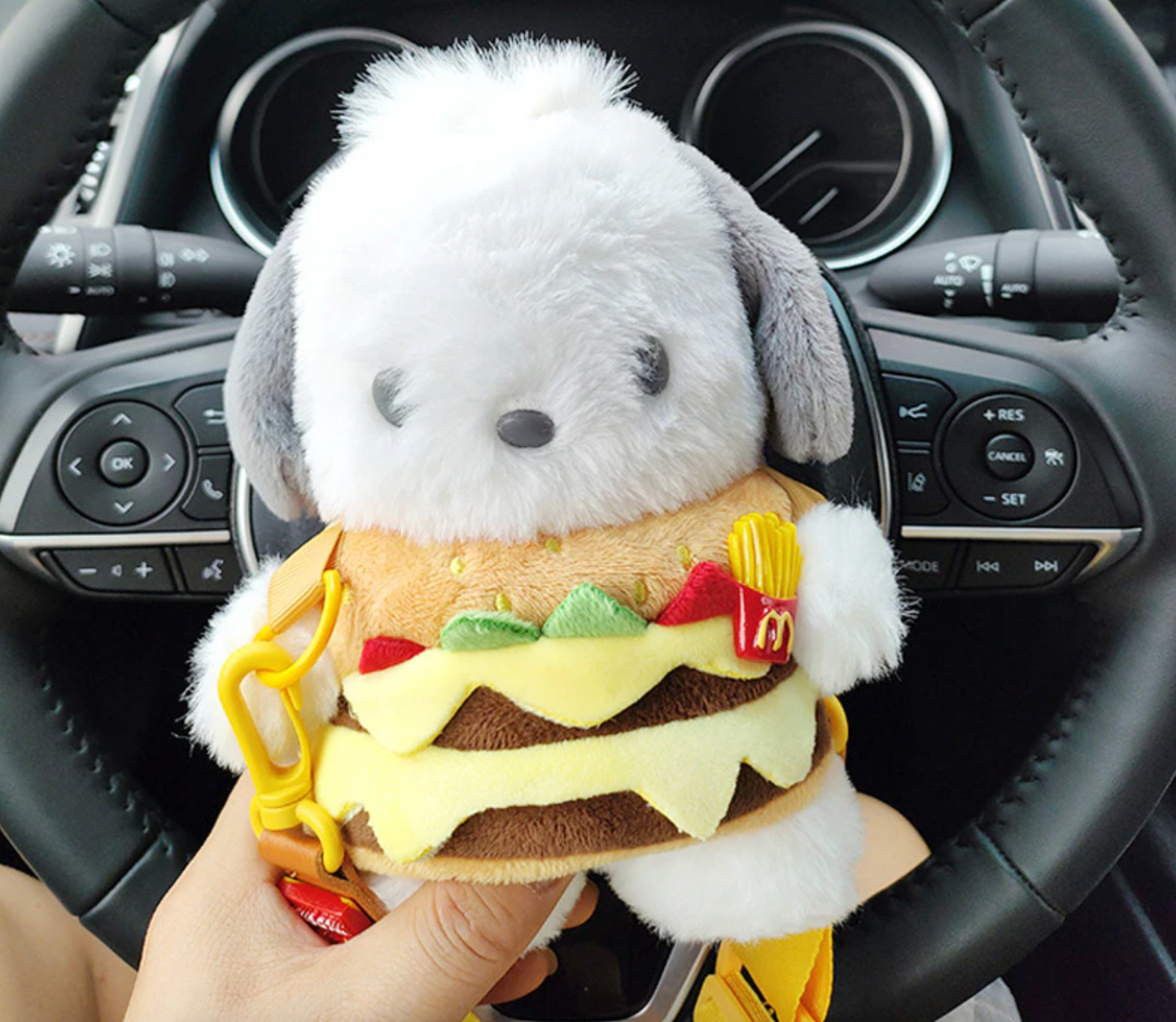 Pochacco Mcdonalds Hamburger Crossbody Bag
