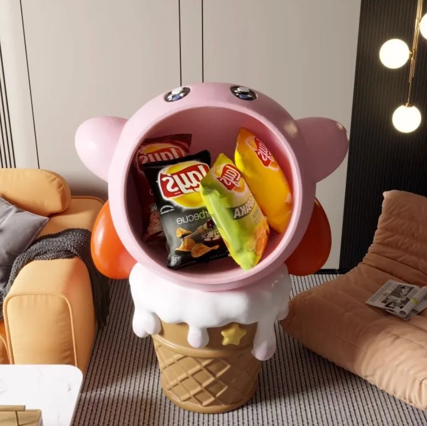 KIRBY ICE CREAM SNACK STORAGE